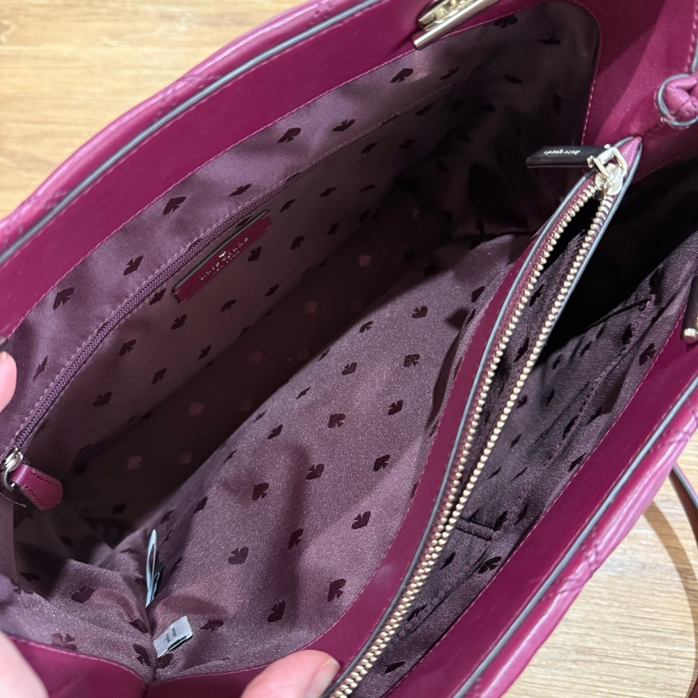 Kate Spade Natalia Smooth Quilted Leather Tote Bag - Picture 9 of 12